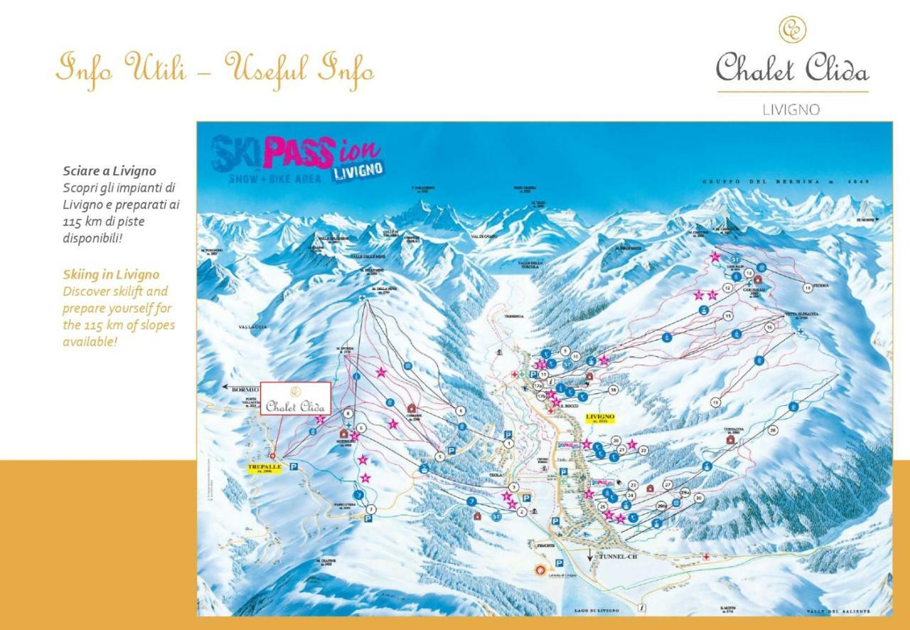 Chalet Clida Livigno Exterior foto